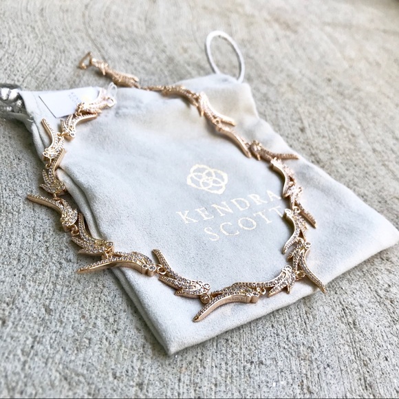 Kendra Scott Cleo Choker Necklace Gold NWT